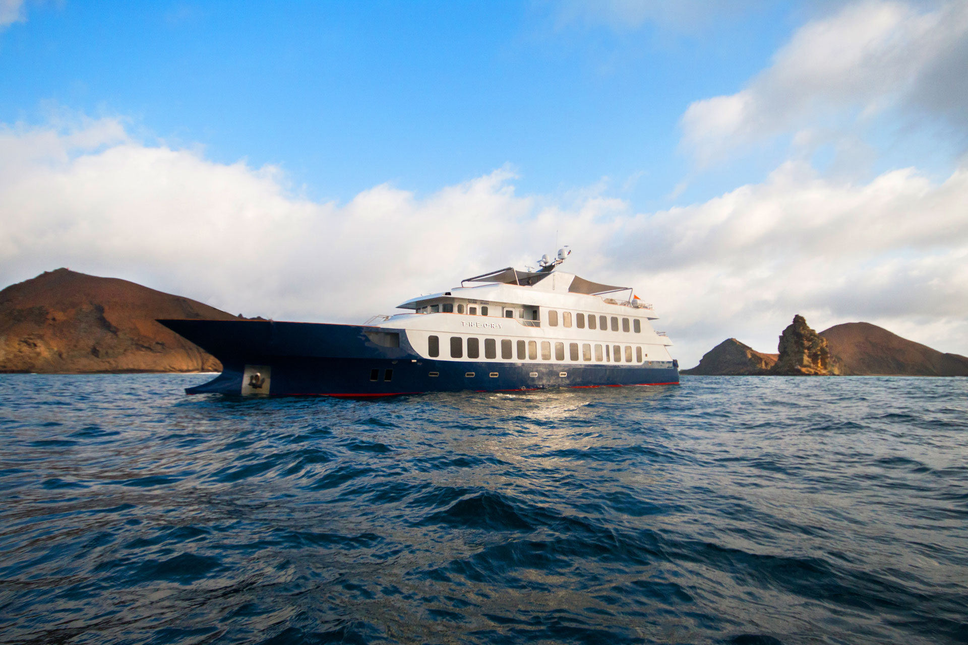Galapagos Luxury Cruises / adventure with Columbus Travel / luxury Galapagos cruises: exclusive yachts, catamarans, and cruise ships / Galapagos Islands / coast of Ecuador / luxurious accommodations / luxury packages / private yacht charters to eco-friendly catamaran cruises, Columbus Travel / Your Galapagos adventure begins here.