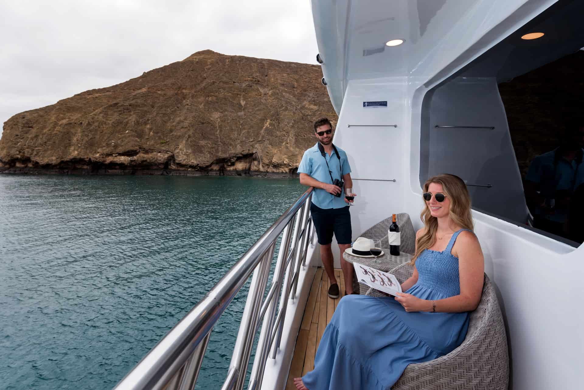 Galapagos Luxury Cruises / adventure with Columbus Travel / luxury Galapagos cruises: exclusive yachts, catamarans, and cruise ships / Galapagos Islands / coast of Ecuador / luxurious accommodations / luxury packages / private yacht charters to eco-friendly catamaran cruises, Columbus Travel / Your Galapagos adventure begins here.