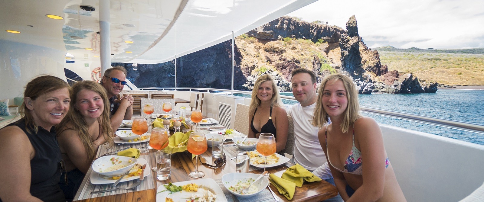 The Culinary Experience on a Galapagos Yacht Dining with a Day View