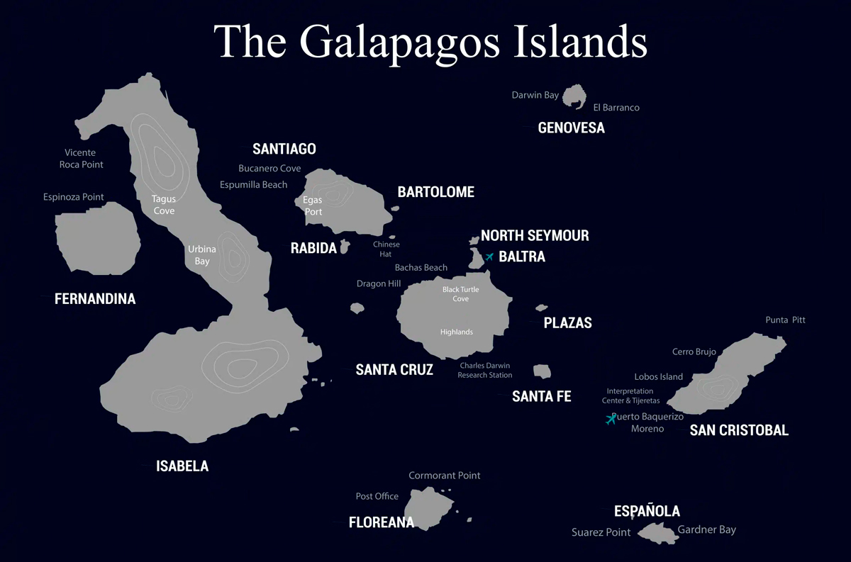 Galapagos Map