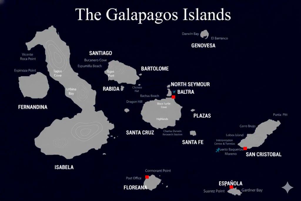 Monique Premium Catamaran Itinerary in Galapagos Islands
