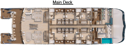 Main Deck Hermes Catamaran