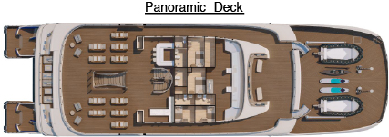 Panoramic Deck Hermes Catamaran